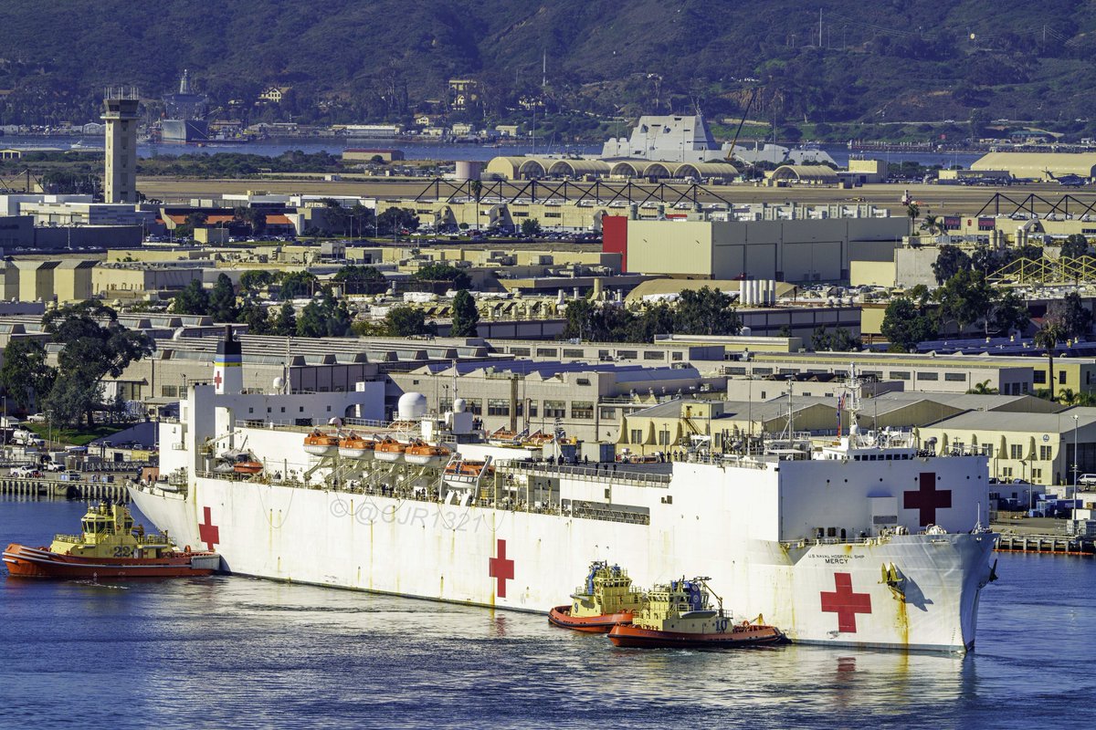 WarshipCam's tweet photo. USNS Mercy (T-AH-19) Mercy-class hospital ship coming into San Diego following 4-month deployment - February 12, 2024 #usnsmercy #tah19

SRC: TW-@cjr1321 https://t.co/HVWgiyRh32