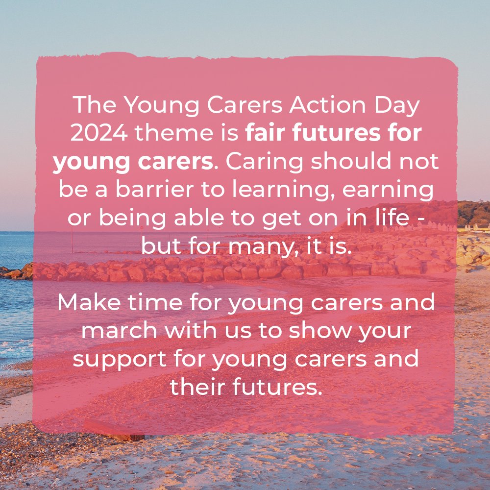 Will you join us for a walk from Sandbanks to Hengistbury Head on Friday 15th March? We will be marching for MYTIME to celebrate young carers for Young Carers Action Day. Email callie@mytimeyoungcarers.org for more info 📧 #youngcarersactionday