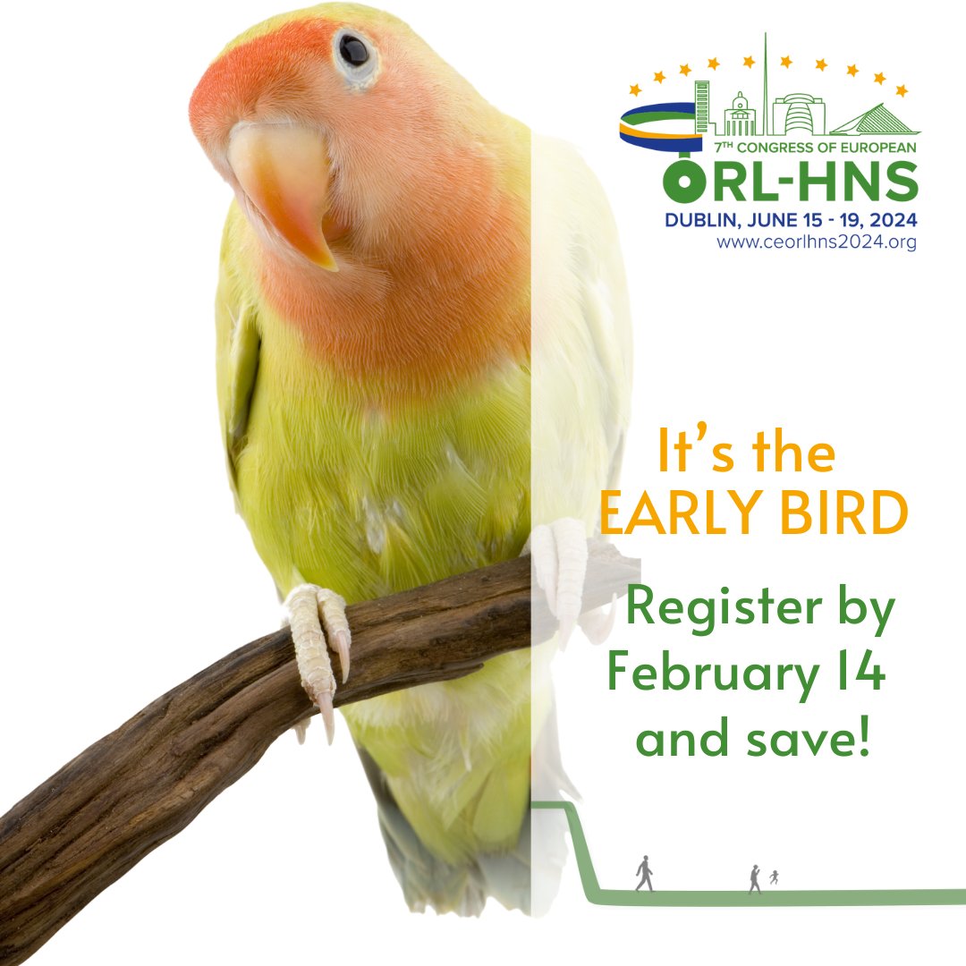 Time's 'Tweeting' Away! 🐦⏰
February 14 is your last chance to catch the 'early bird' registration worm for #CEORLHNS2024! 
🔗 Register here: mondial.eventsair.com/ceorlhns/regis…

Let's soar into June 2024 together! 🏥🌟 #EarlyBirdDeadline #RegisterNow #CEORLHNS2024