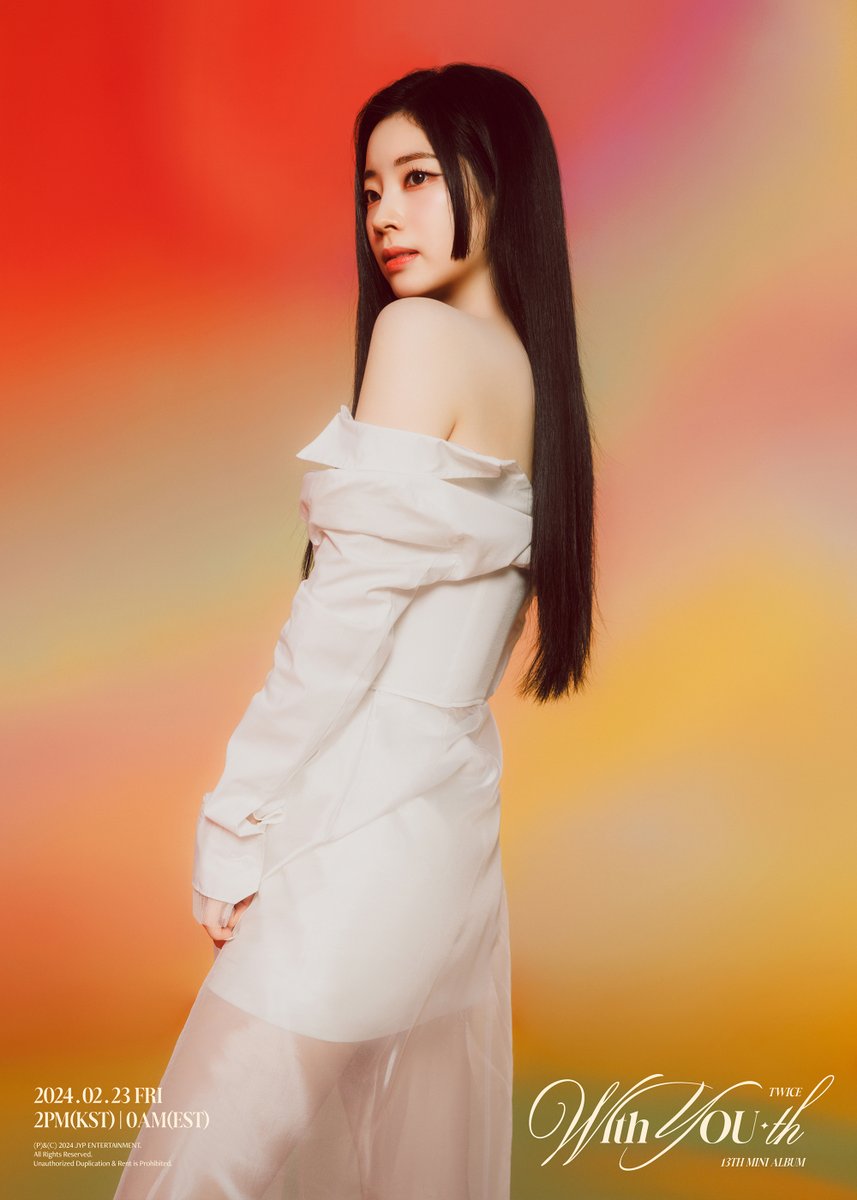 TWICE 13TH MINI ALBUM
“With YOU-th”

❤‍🔥 Concept Photo #DAHYUN #다현

🎵 𝐷𝑜𝑤𝑛𝑙𝑜𝑎𝑑 𝐼 𝐺𝑂𝑇 𝑌𝑂𝑈 ✨
TWICE.lnk.to/IGOTYOUDownload

+*:ꔫ:* 𝐿𝑖𝑠𝑡𝑒𝑛 𝐼 𝐺𝑂𝑇 𝑌𝑂𝑈 *:ꔫ:*+
TWICE.lnk.to/IGOTYOU

+*:ꔫ:* 𝑊𝑖𝑡ℎ 𝑌𝑂𝑈-𝑡ℎ *:ꔫ:*+
𝑃𝑟𝑒-𝑆𝑎𝑣𝑒 &amp; 𝑃𝑟𝑒-𝑂𝑟𝑑𝑒𝑟