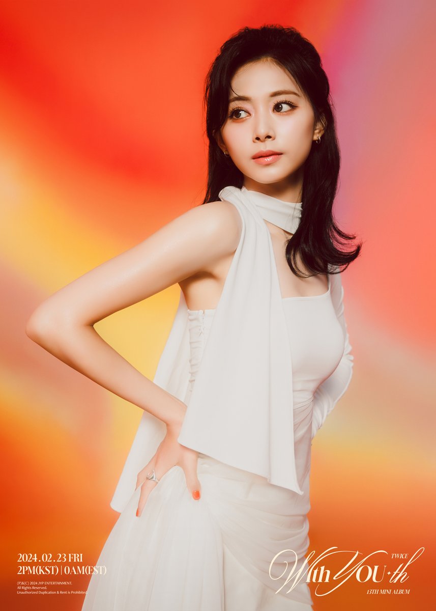 TWICE 13TH MINI ALBUM
“With YOU-th”

❤‍🔥 Concept Photo #TZUYU #쯔위

🎵 𝐷𝑜𝑤𝑛𝑙𝑜𝑎𝑑 𝐼 𝐺𝑂𝑇 𝑌𝑂𝑈 ✨
TWICE.lnk.to/IGOTYOUDownload

+*:ꔫ:* 𝐿𝑖𝑠𝑡𝑒𝑛 𝐼 𝐺𝑂𝑇 𝑌𝑂𝑈 *:ꔫ:*+
TWICE.lnk.to/IGOTYOU

+*:ꔫ:* 𝑊𝑖𝑡ℎ 𝑌𝑂𝑈-𝑡ℎ *:ꔫ:*+
𝑃𝑟𝑒-𝑆𝑎𝑣𝑒 &amp; 𝑃𝑟𝑒-𝑂𝑟𝑑𝑒𝑟