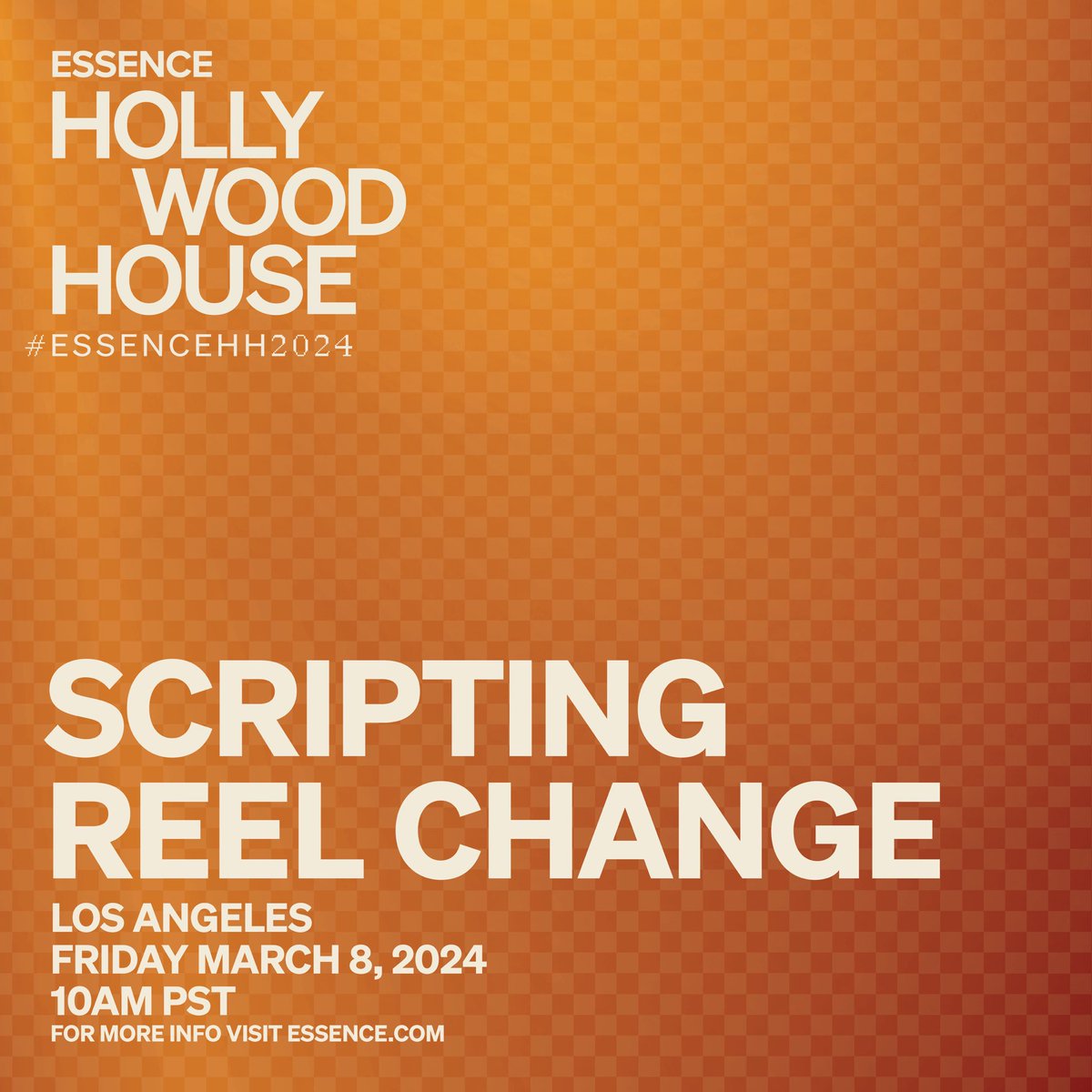 Calling all aspiring film creatives! Hollywood House is your hub for inspiration and empowerment. Join us Friday, March 8th, for thought-provoking conversations and activations as we begin “Scripting Reel Change” together. Los Angeles based attendees can register at:…