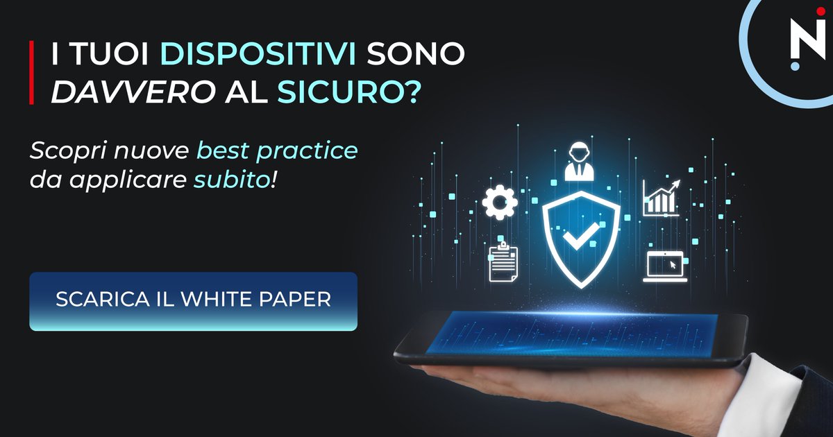 enetworkssrl's tweet photo. ❗️Proteggere i dispositivi elettronici non è importante. È fondamentale. Abbiamo realizzato per te, una guida pratica con le migliori best practice! 👉 https://t.co/uGILzMXRLH

Cosa aspetti? Scarica subito il nostro White Paper.

#eNetworksCyber #dataprotection #cybersecurity https://t.co/eU7Iqyvjdz