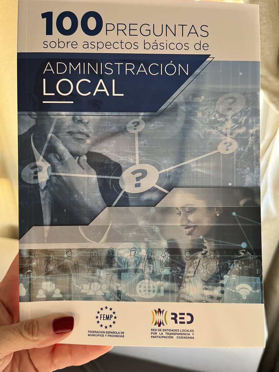mjose_hm's tweet photo. Hoy me ha llegado esta joya: “100 preguntas sobre aspectos básicos de Administración Local”

Un libro IMPRESCINDIBLE para  #FHCN (especialmente para las nuevas incorporaciones, como yo 😊) y para empleados públicos de la AALL
Enhorabuena a coordinadores y autores 🔝
Cc @jmburgar https://t.co/wAJh4jsgyG