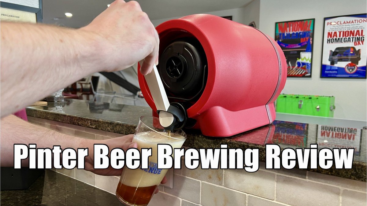 Brew fresh craft beer at home with ease Thanks to @PinterFreshBeer See what we thought in our new blog and video to learn more. tailgating-challenge.com/pinter-home-be… #beer #homebrewing