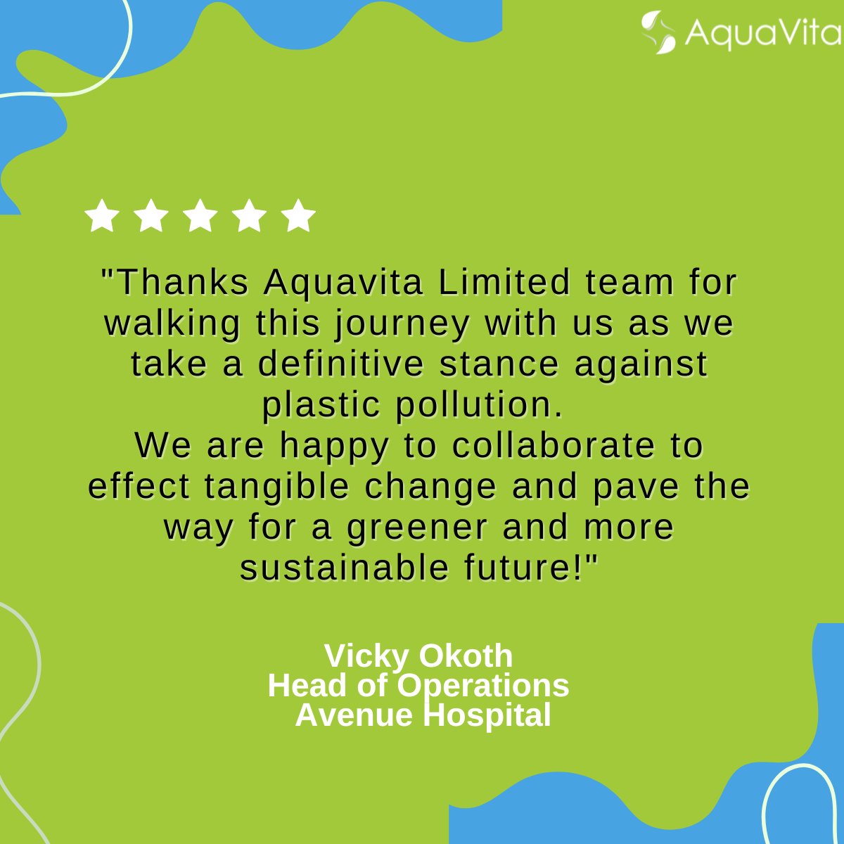 We are honored to partner in the fight for a greener, cleaner planet. Together, we can make a significant difference. Let's keep pushing boundaries and inspiring others to join us on this crucial journey. Vicky Okoth Avenue Healthcare #GreenInitiatives #partnershipsforthegoals