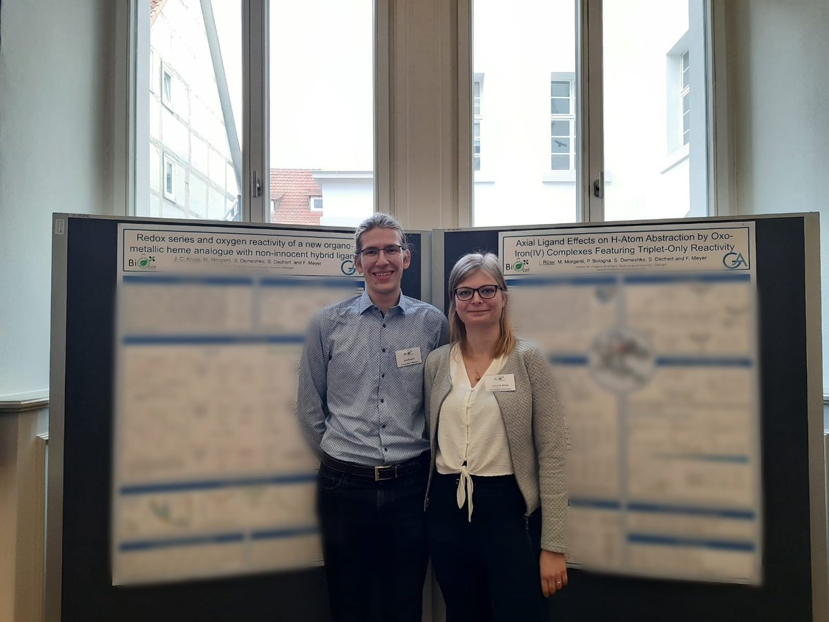 AKMeyer_Goe's tweet photo. The past two days the Annual Meeting of the research unit #FOR5215 #BioOxCat was organized by our group in cooperation w/ the Glaser group from Uni Bielefeld.
For that occasion @IsabelleRuter &amp; @_jkruse gave an insightful talk and presented posters w/ their newest results 🙌🏻💫 https://t.co/nhKB0DG2gq