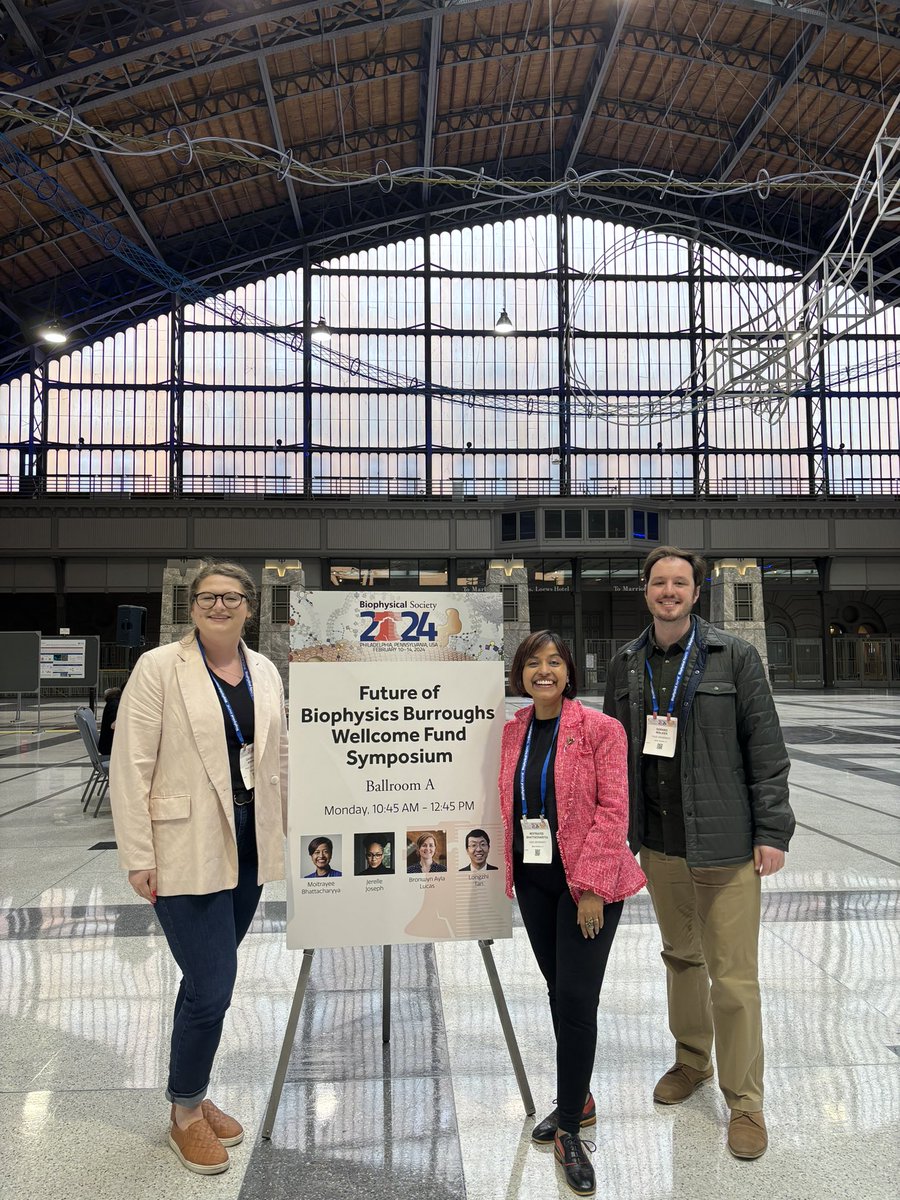 Bhattacharyya Lab (@moitrayee_lab) on Twitter photo Thrilled to present the work of the very talented <a href="/GTWalker7/">Gerard Walker</a> and <a href="/CBcellbiologist/">Caroline Brown</a> at the Future of Biophysics symposium <a href="/BWFUND/">BWFUND</a> yesterday at <a href="/BiophysicalSoc/">Biophysical Society</a> meeting #BPS2024. Honored to share the stage with my fellow speakers! Come meet us at our posters today: LB14 and B67! Thrilled to present the work of the very talented <a href="/GTWalker7/">Gerard Walker</a> and <a href="/CBcellbiologist/">Caroline Brown</a> at the Future of Biophysics symposium <a href="/BWFUND/">BWFUND</a> yesterday at <a href="/BiophysicalSoc/">Biophysical Society</a> meeting #BPS2024. Honored to share the stage with my fellow speakers! Come meet us at our posters today: LB14 and B67!