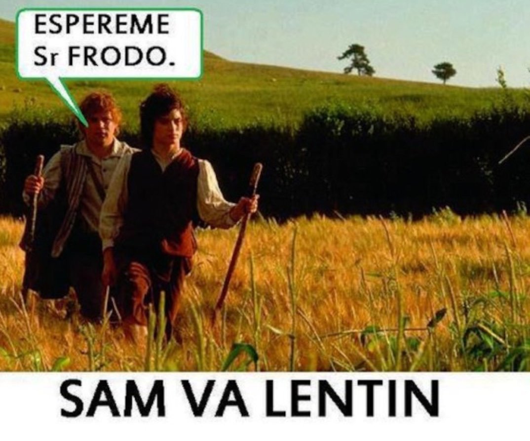 Recordatorio de que este año harán 10 años del eterno "Sam Va Lentin", creado por @espumitomcduff, descanse en paz su cuenta.

Feliz 10 aniversario, de los memes más icónicos de Twitter España.