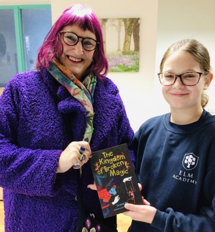 cazizstan's tweet photo. Meet my first young reviewer, Olivia, 11, from Elm Academy, Bournemouth. "Once I started reading The Kingdom of Broken Magic, I didn't want to ut it down and ended up reading the whole book in one evening..."
Thank you Oliva!
#Everythingwithwords #writersoftwitter @uksla https://t.co/WhvYrA5iyf