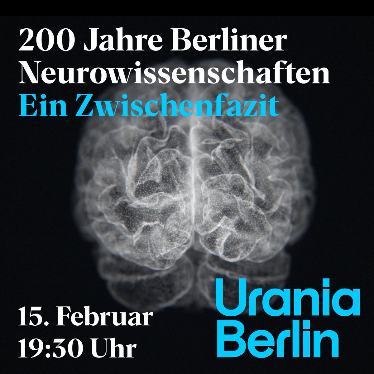 Versuch einer Zwischenbilanz: Der Wissenschaftsjournalist Dr. Jochen Müller erzählt die Geschichte der Neurowissenschaften aus Berliner Perspektive. Was bedeuten die bisher gewonnenen Erkenntnisse für Medizin, Menschenbild und Alltag? Tickets: uraniaberlin.reservix.de/p/reservix/eve…