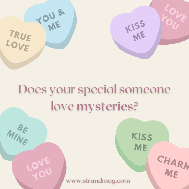 StrandMag's tweet photo. Looking for a last minute Valentine's Day gift idea? The Strand Magazine has your back!! Get your special someone a subscription to The Strand Magazine :D
#valentinesday #bookishgifts #strandmagazine #bookish #literary #mysterybooks https://t.co/WwemH2M7j0
