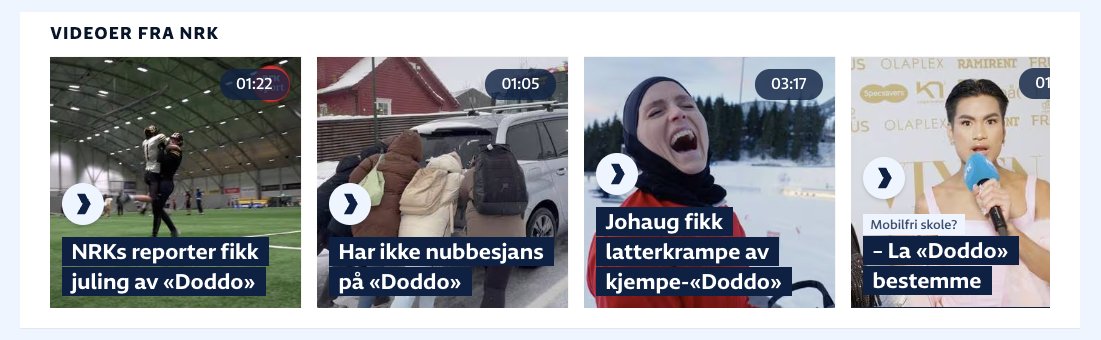 BrannPoeng's tweet image. «Doddo»-sentrerte reportasjer hos NRK i dag