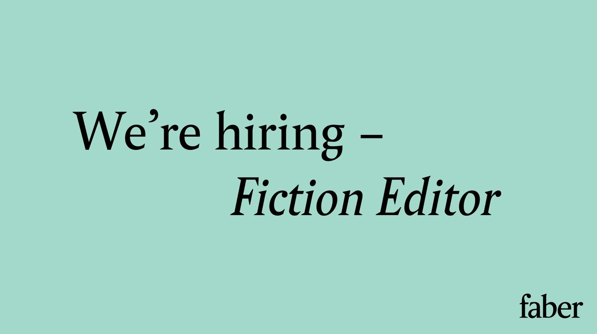 Faber Books tweet media