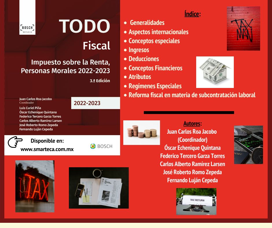 Bosch_Mx_'s tweet photo. 🔴⚪️ "TODO Fiscal. ISR Personas Morales" coordinado por @jcroaj
de la colección #TODOS_Mx del sello #BoschMx de @LaLeyNext 

⚪️🔴Disponible en:
📱🖥👉🏼 https://t.co/2ZIZvBONjm y https://t.co/f5qjixbMR9 y en @amazonmex
📚👉🏼 @INCAM_Abogados 

#LaLey #Legalteca #Fiscal #isr https://t.co/TO75zI39GH