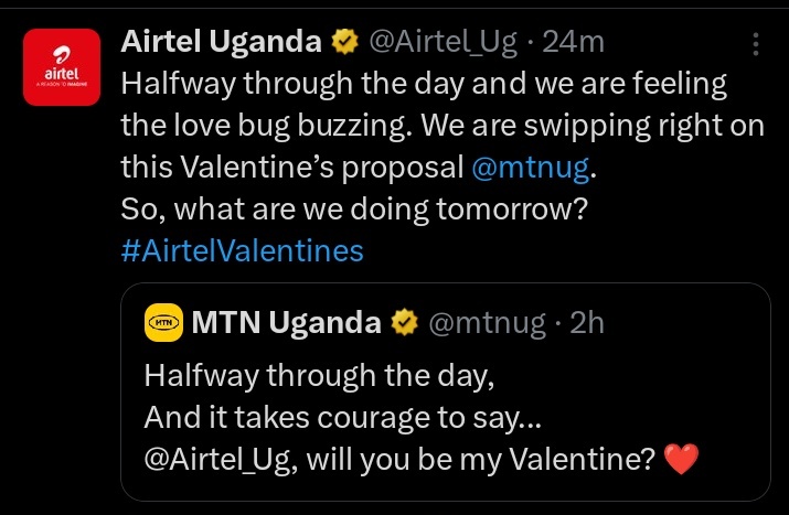 JinjaGuy's tweet photo. How about we spire & spice things up and give our data thieves some gender-themed titles? I'm thinking we label @Airtel_Ug as the #DataQueen (because they constantly scoop up massive amounts of data) & dub @mtnug as the #DataKnight (since they may not bring in as much data! https://t.co/ukQG5hjKix