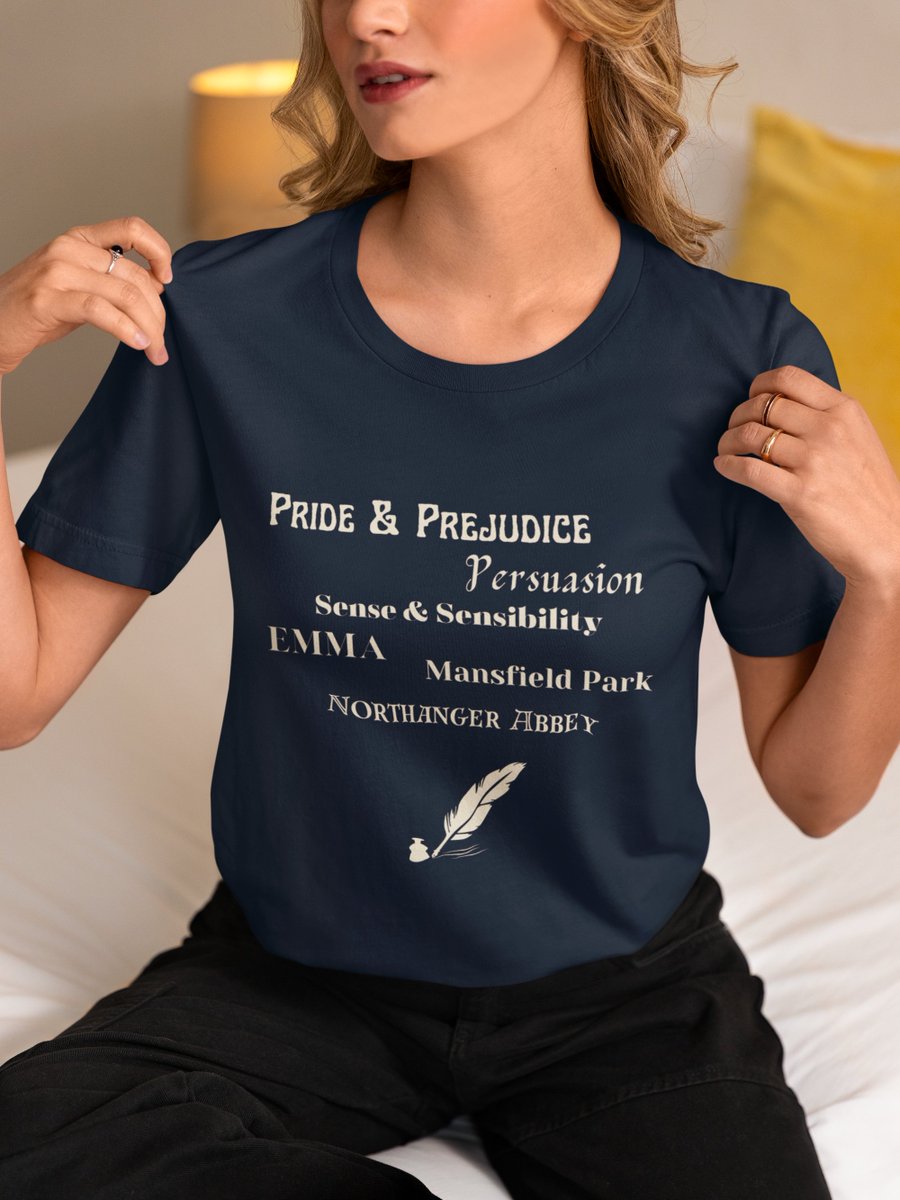 LongAgoLove's tweet photo. Some fun #JaneAusten inspired tees on #Etsy. https://t.co/Z2mry8Qemc https://t.co/OQnsS0zrtX
