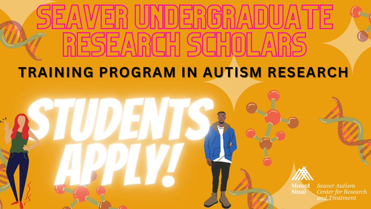 Silvia De Rubeis (@derubeislab) on Twitter photo 📣 Are you an undergrad student from disadvantaged backgrounds and/or with limited research opportunities?
Are you interested in #autism research? 🧠🐁🧬🧫
‼️Apply by March 1st to join us this summer with AMAZING mentors (including <a href="/panagiog/">Georgia Panagiotakos</a>, <a href="/BrianMSweis/">Brian Sweis</a>, <a href="/xuranw/">Xuran Wang</a>)👇 📣 Are you an undergrad student from disadvantaged backgrounds and/or with limited research opportunities?
Are you interested in #autism research? 🧠🐁🧬🧫
‼️Apply by March 1st to join us this summer with AMAZING mentors (including <a href="/panagiog/">Georgia Panagiotakos</a>, <a href="/BrianMSweis/">Brian Sweis</a>, <a href="/xuranw/">Xuran Wang</a>)👇