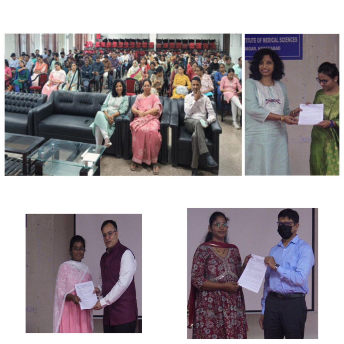 12th Rozgar Mela was conducted by Govt of India & around 1 lakh appointment letters were issued to the selected candidates by Hon’ble PM Narendra Modi Ji virtually held at 47 locations across the country. @AiimsBibinagar inducted 330 candidates into Govt service which includes