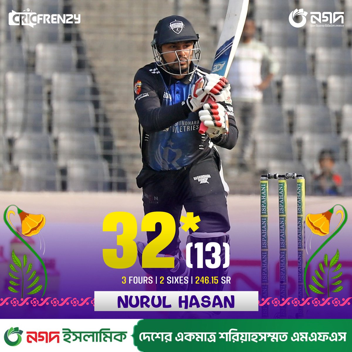 Cricfrenzylive's tweet photo. ১৩ বলে ৩২ রানে অপরাজিত ছিলেন সোহান
#BPL #BPL2024 #KTvRR https://t.co/oG340thUOn