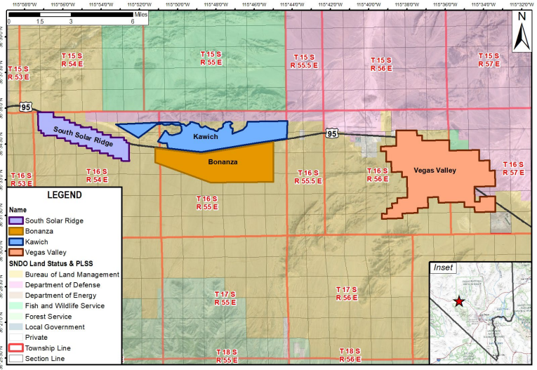 BasinRange's tweet image. BLM tells us they are moving forward on 4 large-scale solar applications west of Indian Springs, Nevada. They were once very concerned about the high value region for desert tortoise, cactus diversity and hydrology, but now are pushing nearly 17,000 acres of development.