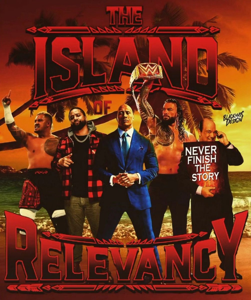 The island of relevancy
#wweraw   #prowrestling #wrestling #WWEFamily #frenchfan #BlackMassDesign #WWEFanart  #GraphicDesign #art #WWEUniverse  #romanreigns #therock #wwe #wwenews #smackdown #smackdownlive🔵 #sdlive #wwesmackdownlive #wwesmackdown