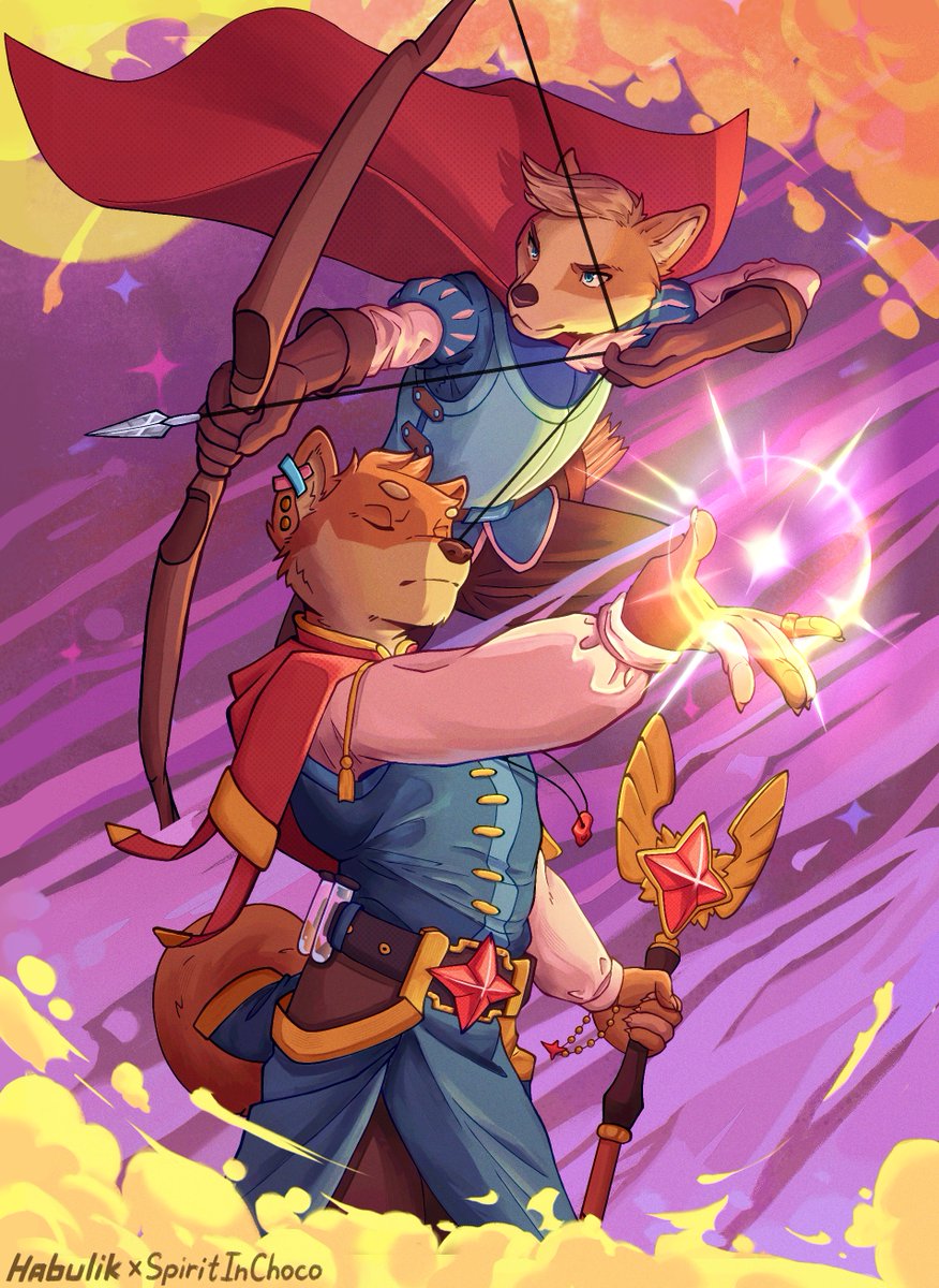 collab with Spirit In Choco

i drew the lineart and render~~~