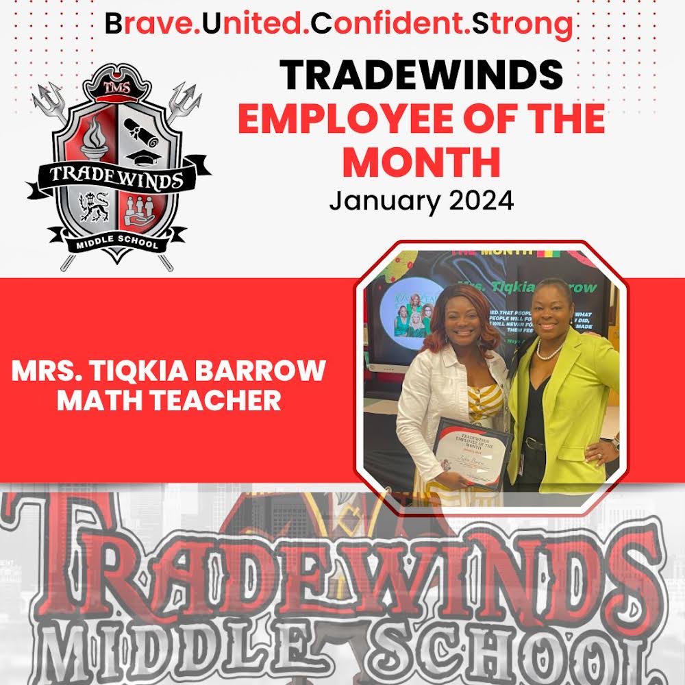 Thank you for showing up for our scholars everyday!
#TMSBucs #StaffRecognition #ProudBuccaneer