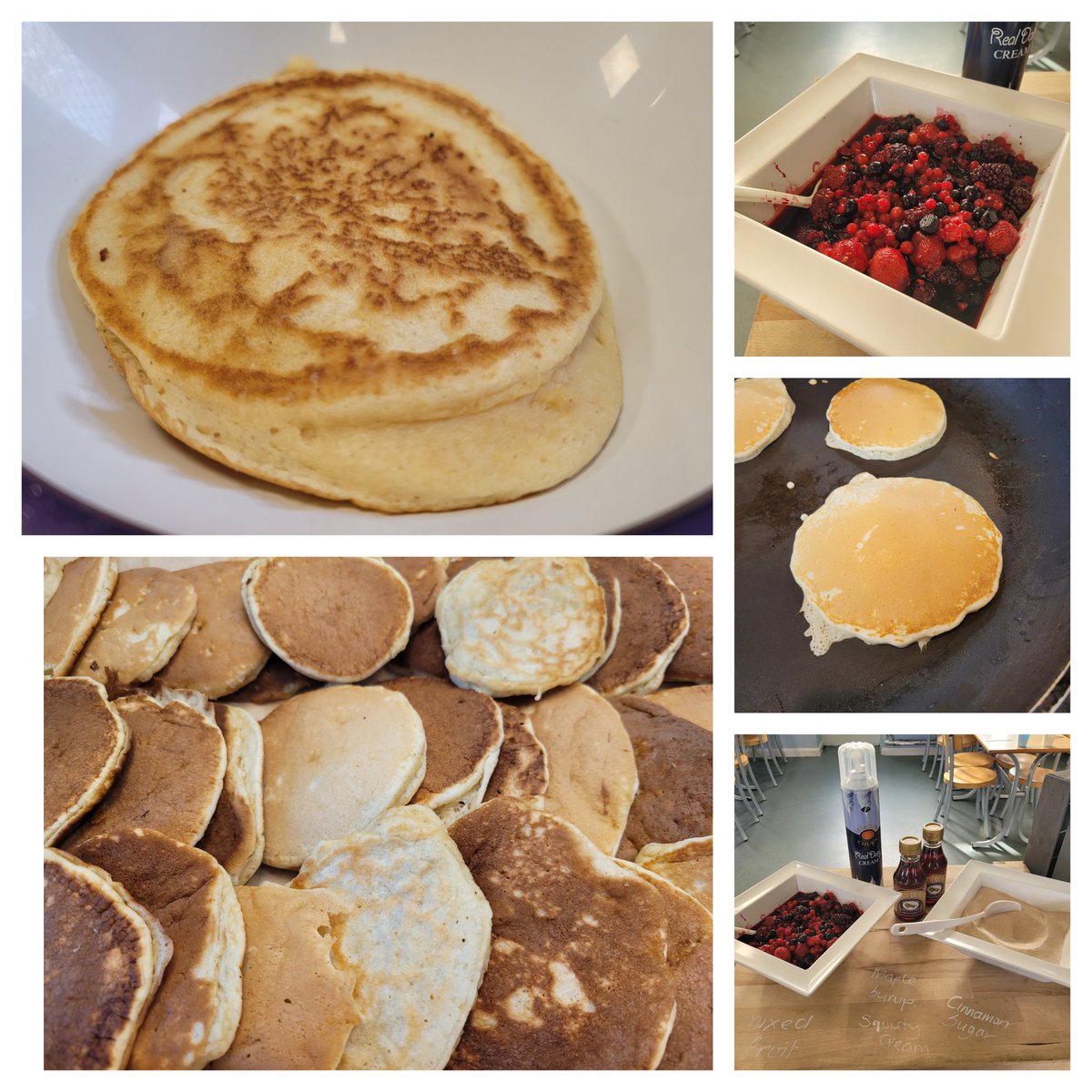 Pancakes for everyone today, including our Gluten and Dairy Free girls. <a href="/NickNhear/">Nick</a> <a href="/NewcastleHigh/">Newcastle High School for Girls (GDST)</a> <a href="/OliCullers/">Oli Cullingworth</a> <a href="/HolroydHowe/">Holroyd Howe</a>