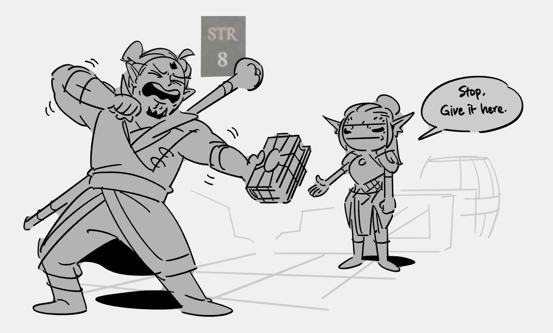 Some sketches of my friends' <a href="/michikosketch/">Alicia Chan 🍉</a> <a href="/alexis__page/">Alexis</a> <a href="/Bananimator/">Morgan Hillebrand</a>'s Tavs, and then some co-op campaign shenanigans with mine and <a href="/michikosketch/">Alicia Chan 🍉</a>'s half-elf brothers LOL 
#BaldursGate3