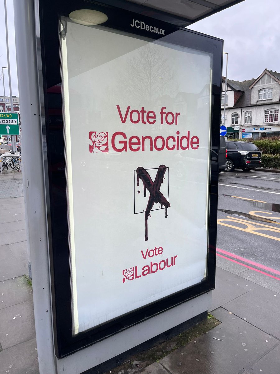 This advert was seen in Redbridge, where @wesstreeting is the MP.

Redbridge residents are mounting a campaign to unseat Streeting at the #GeneralElection2024