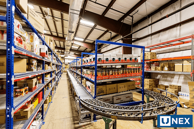 UNEX's tweet photo. George J. Falter Co. Inc. transformed a mezzanine area with 32 bays of SpanTrack carton flow and approximately 45 shelving units, resulting in three pick lines housing 3,000 SKUs.
#UNEX #SpanTrack #CartonFlow #OrderPicking
https://t.co/Zv5cNPDnLw https://t.co/ek2IVsp7IH