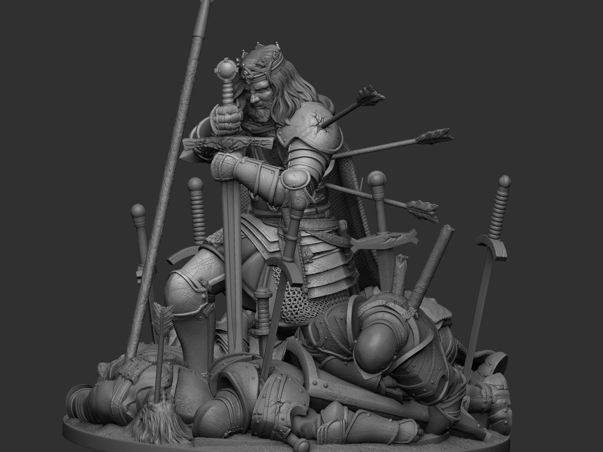 Un honor enorme haber podido hacer una figura basada en el arte del gran <a href="/juanalbertohr/">Juan Alberto Hernández</a> 
Desde que Shadowlands me lo puso en el radar soy muy fan!!

Dadle amor al Rey que viene muy fuerte...

gamefound.com/es/projects/sh…