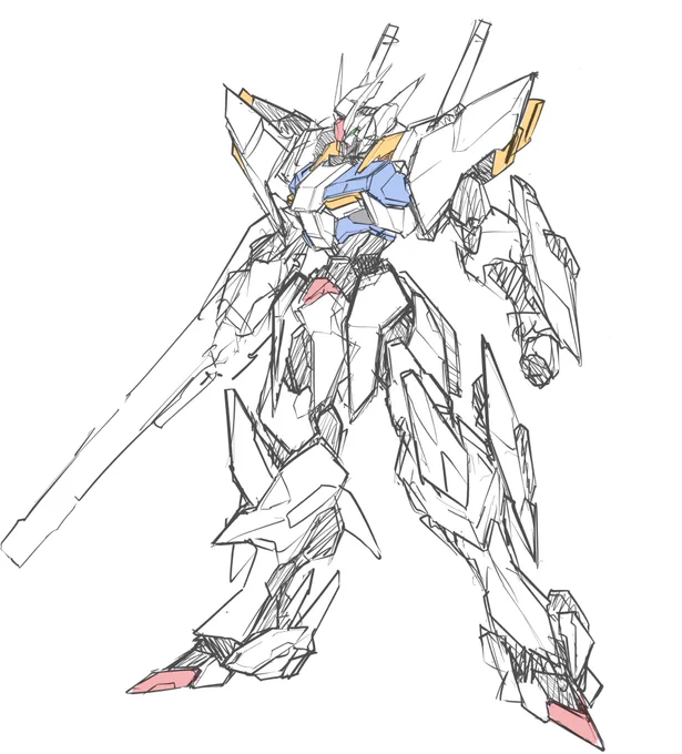 そろそろこういうマッシヴでブレードなアナザーワールドガンダムが欲しいというrkgk見た目スーパー系だけどリアル寄りの世界観がいいです(我欲 