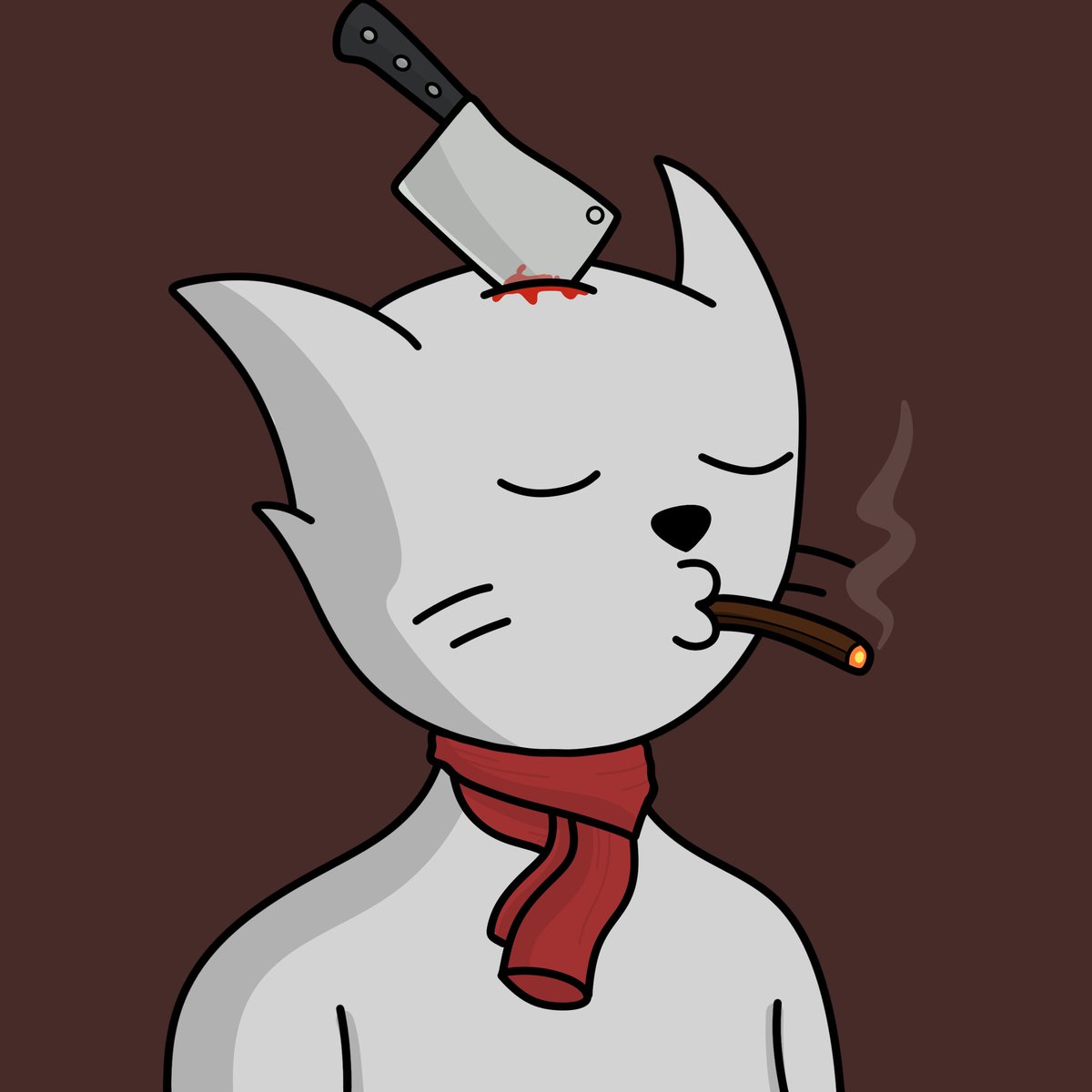 Shoutout The Homie <a href="/NFTcubano/">Vℹ️sℹ️onz🅱️e🅰️tz😼👺🔊</a> For the <a href="/FelineFiendz/">Fiendz</a> trades! I Finally have some of the traits I always wanted . (Catnip, Joint, Dead eyes, &amp; Black hole) 🤝😼#Fiendz