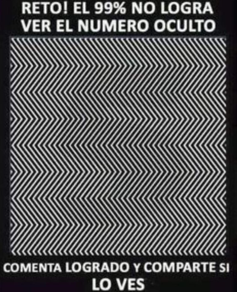 retodelsuricato's tweet photo. Reto visual.

🔸¿Logras ver el número oculto? https://t.co/155m6Qr69S
