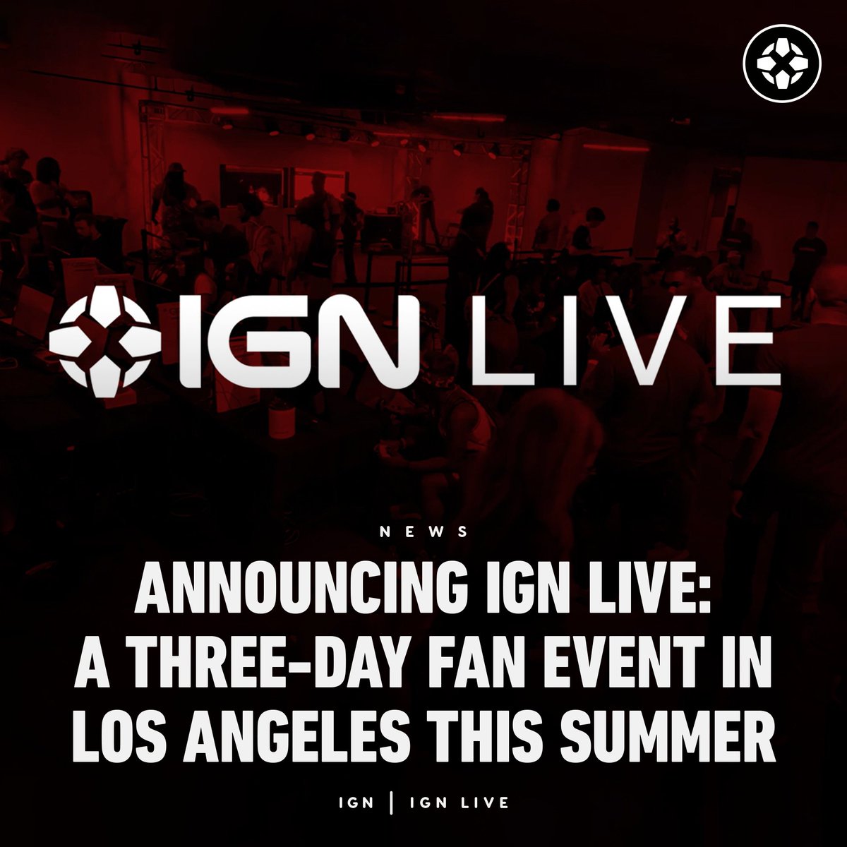 IGN will host IGN Live in early June: an in-person, three-day fan event in Los Angeles this summer featuring gaming and entertainment creators, developers, publishers, and enthusiasts. bit.ly/3SBzL3k