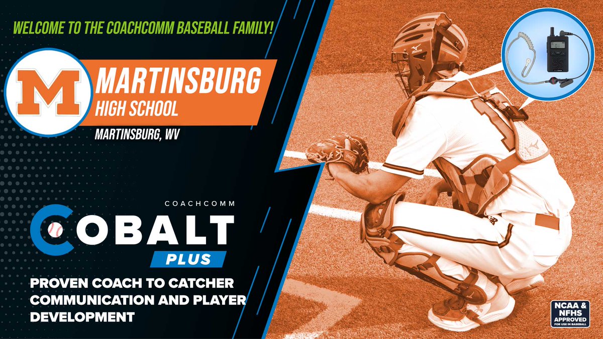 CoachComm (@coachcomm) on Twitter photo Welcome to our #CoachtoCatcher family <a href="/CoachBeiler/">Aaron Beiler</a> and <a href="/MBurgWVBaseball/">Martinsburg Baseball</a>!
Thank you for choosing us! #GoBulldogs
<a href="/WVSACA/">W. VA. Coaches Assoc</a> <a href="/coachcalcutta/">Coach Cal 🏈 AFCA CLUB 35</a> #NextLevelBaseball #CobaltPLUS Welcome to our #CoachtoCatcher family <a href="/CoachBeiler/">Aaron Beiler</a> and <a href="/MBurgWVBaseball/">Martinsburg Baseball</a>!
Thank you for choosing us! #GoBulldogs
<a href="/WVSACA/">W. VA. Coaches Assoc</a> <a href="/coachcalcutta/">Coach Cal 🏈 AFCA CLUB 35</a> #NextLevelBaseball #CobaltPLUS
