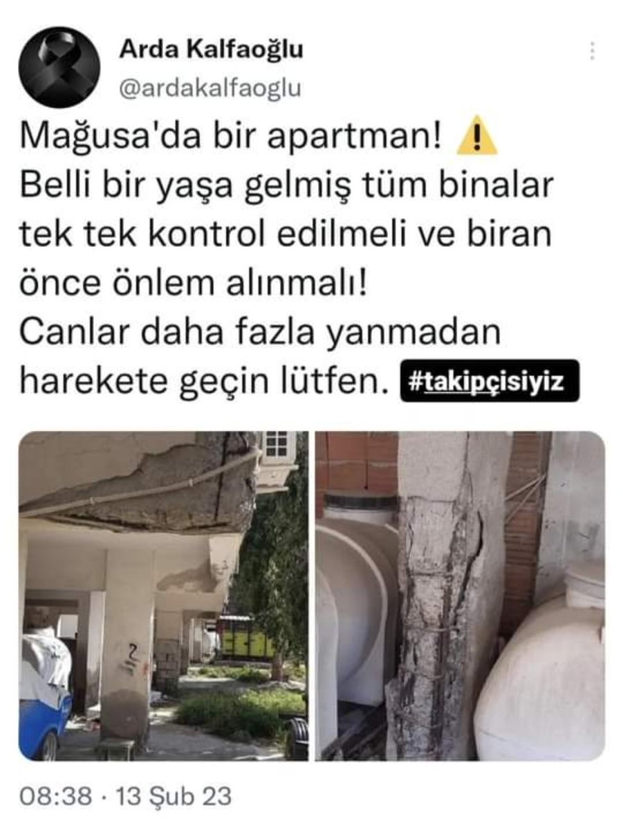 ardakalfaoglu's tweet photo. Bir yıl önce Türkiye'de yaşanan deprem felaketinden sonra ülkemizde ne tür önlemler alındı? Birkaç ay süren korkunun ve endişenin ardından her şeyi unuttuk, ne yazık ki hiçbir şey olmamış gibi hayatımıza devam ediyoruz!
Deprem değil, ihmal öldürür... #çokgeçolmadan https://t.co/GMNLmeFoRy