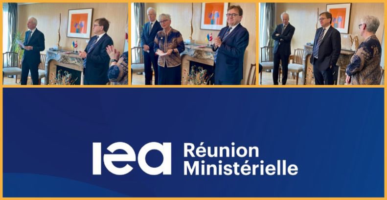 Que ce soit le ministre des <a href="/RNCan/">Ressources naturelles</a> du 🇨🇦, Jonathan Wilkinson, qui assurera la coprésidence de la réunion ministérielle de l'<a href="/IEA/">International Energy Agency</a> 2024, est un signe du leadership qu’on attend du 🇨🇦 pour la transition mondiale vers les énergies propres et la lutte contre le changement climatique.