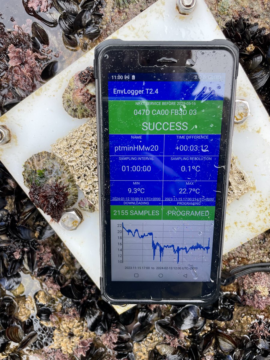 Fernando Lima (@fpslima) on Twitter photo How cool is that? Retrieving temperature data directly from loggers beneath settlement plates without dismantling anything, all thanks to the #NFC technology in #Envloggers by <a href="/ElectricBlueCRL/">ElectricBlue</a> How cool is that? Retrieving temperature data directly from loggers beneath settlement plates without dismantling anything, all thanks to the #NFC technology in #Envloggers by <a href="/ElectricBlueCRL/">ElectricBlue</a>