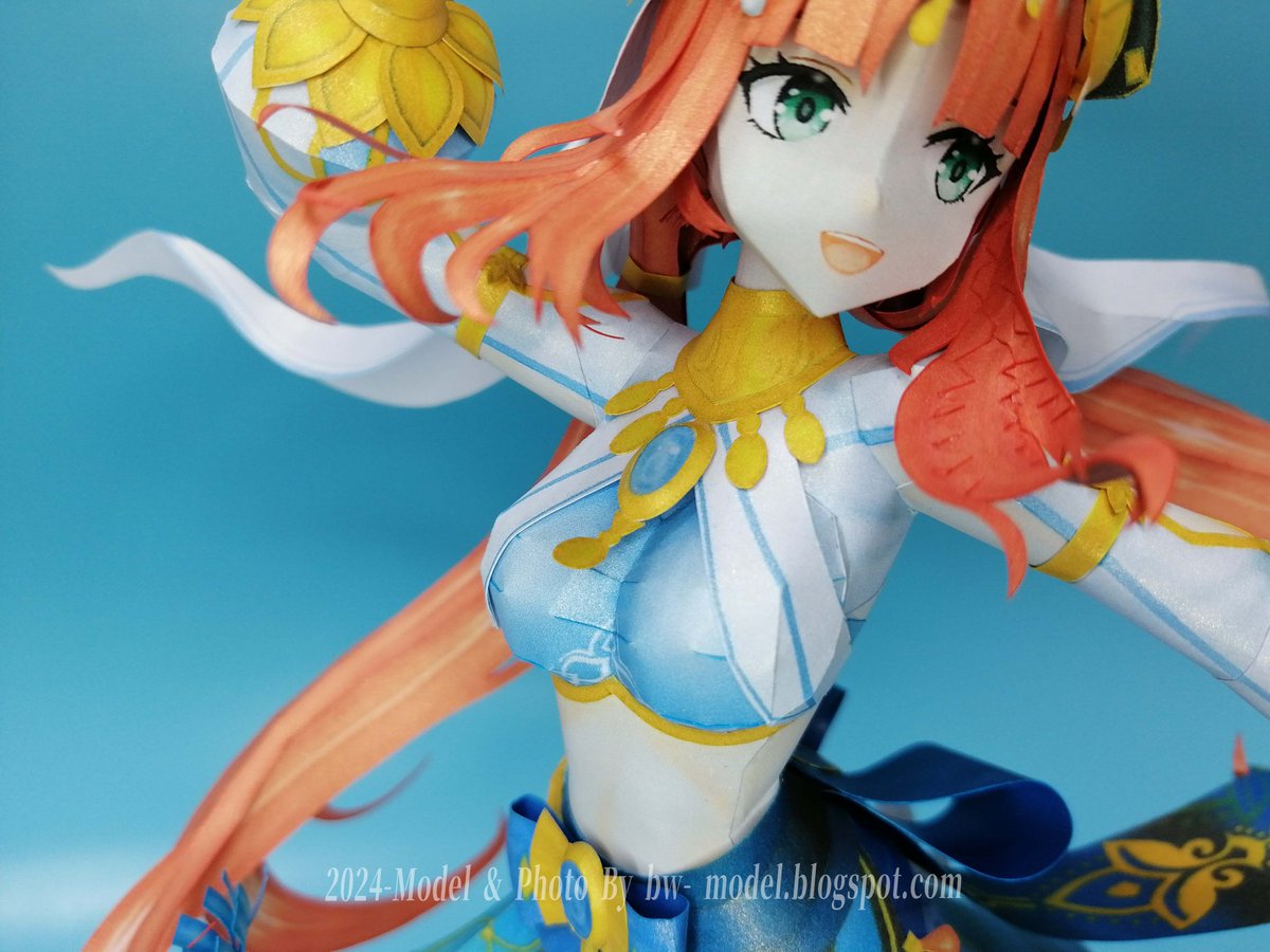 HaitokuPaper's tweet photo. #GenshinImpact
#妮露
#原神
#Nilou
#ペーパークラフト
#papercraft https://t.co/eflLy1b4iW