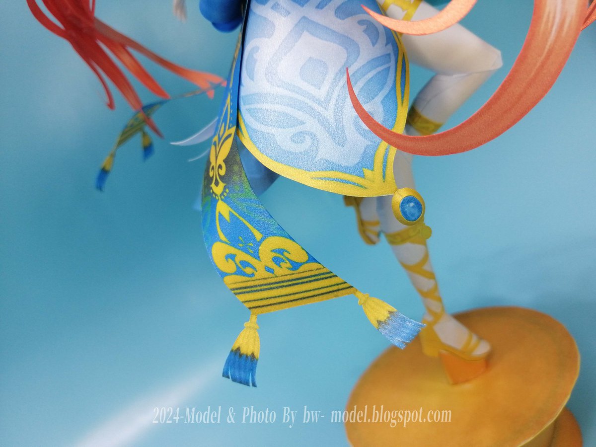 HaitokuPaper's tweet photo. #GenshinImpact
#妮露
#原神
#Nilou
#ペーパークラフト
#papercraft https://t.co/9L5LynQkXc