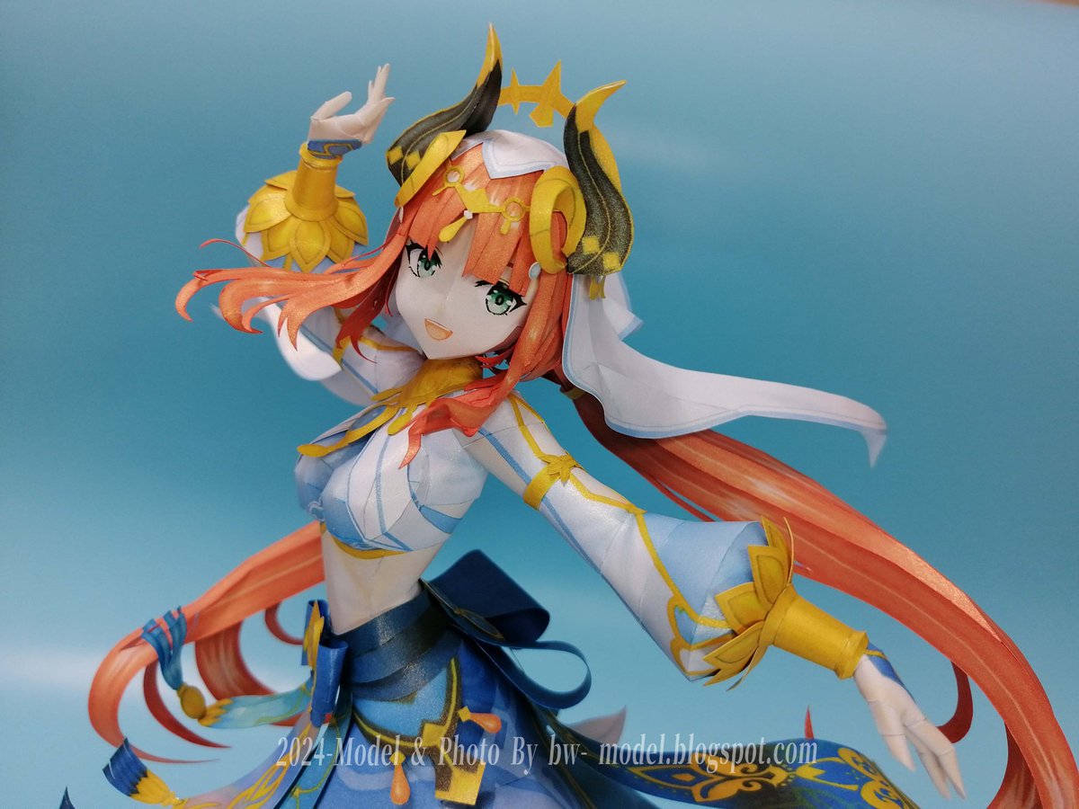 HaitokuPaper's tweet photo. #GenshinImpact
#妮露
#原神
#Nilou
#ペーパークラフト
#papercraft https://t.co/9L5LynQkXc