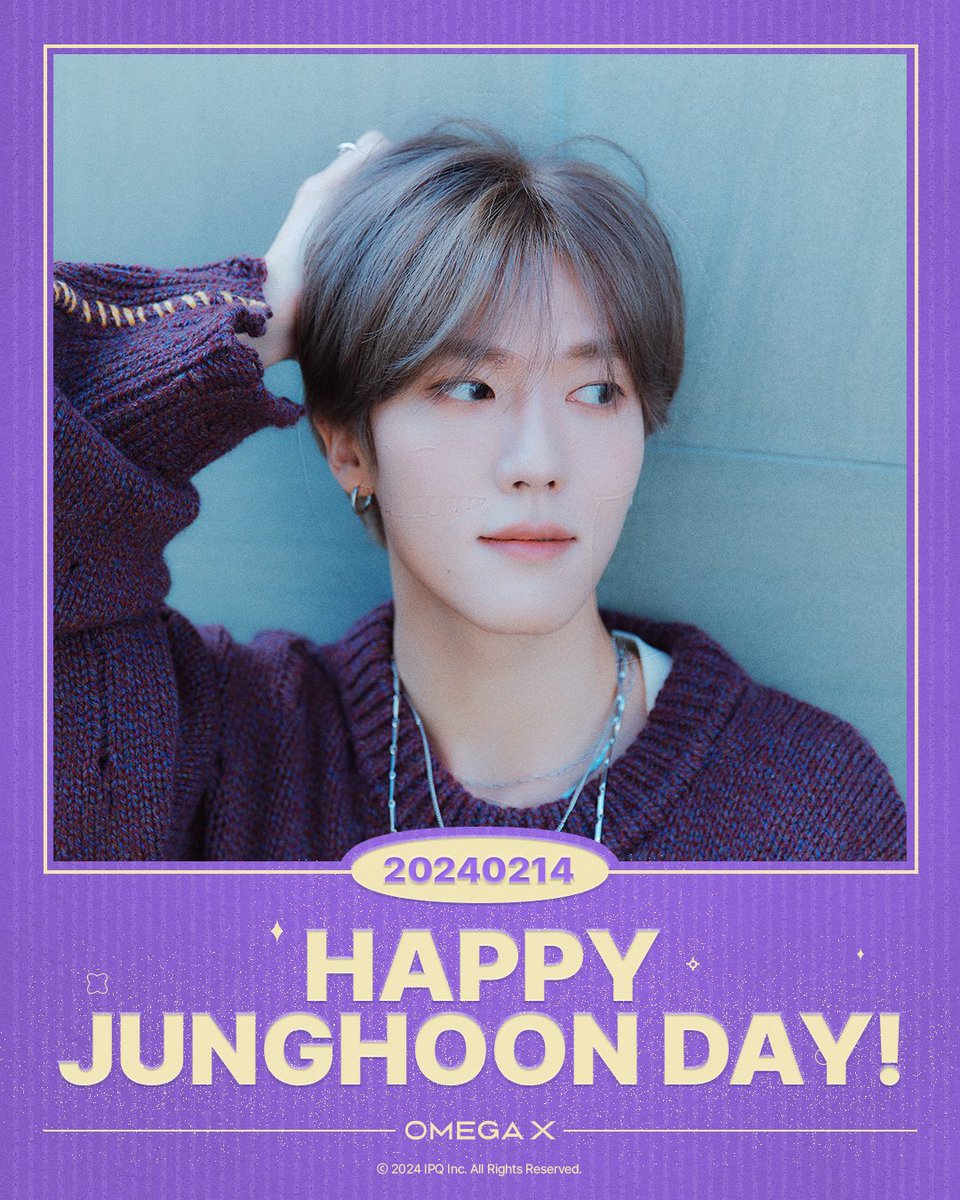 OmegaX_official's tweet photo. [🎂] #HAPPY_JUNGHOON_DAY

HAPPY BIRTHDAY TO JUNGHOON

#OMEGA_X #오메가엑스
#JUNGHOON #정훈 https://t.co/pM2aQZuMSO