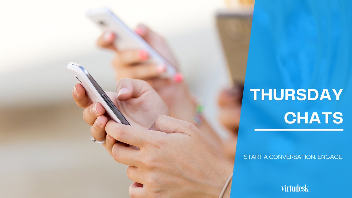 virtudeskcom's tweet photo. If you're looking to grow your network, make sure not to disregard Twitter chats happening today:
#VCBuzz, 9 AM
#PPCChat, 9 AM
#USABizParty, 10 AM
#HiveChat,12 PM
#TradesTalk, 12 PM
#DigiBlogChat, 1 PM
#SoulNestingChat, 4 PM
#SocialCafe, 5 PM
#CustServ, 6 PM
-Time in PST https://t.co/63sk3Ym7id