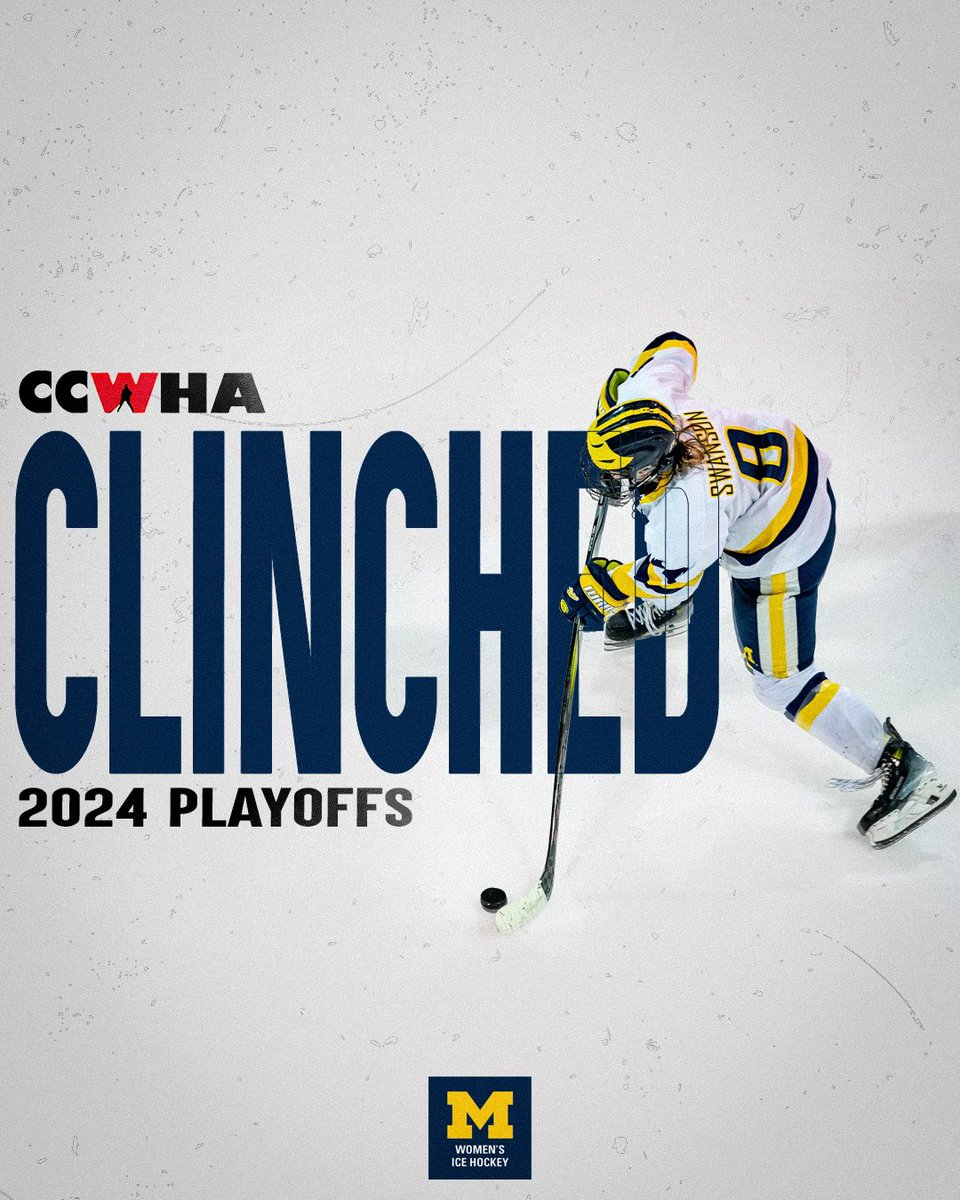 CLINCHED 😎

#GoBlue〽️