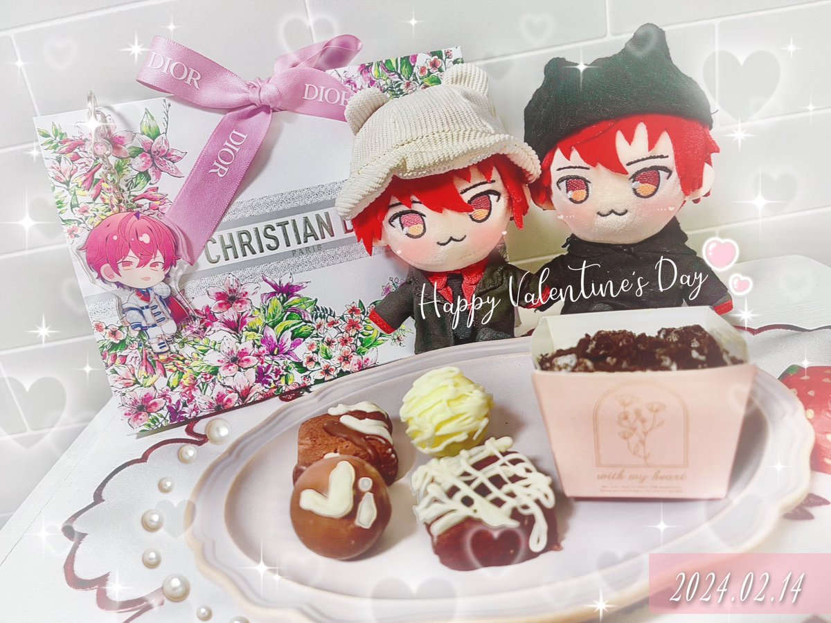 hxv_o3o7's tweet photo. ｡ﾟﾟ･｡･ﾟﾟ｡
ﾟ。  ❤️𝙷𝚊𝚙𝚙𝚢 ���𝚊𝚕𝚎𝚗𝚝𝚒𝚗𝚎❤️
　ﾟ･｡･                     🐰₂₀₂₄.₀₂.₁₄🧁

今年もばぁうくんの事を想って
お菓子と気持ちを一緒に届けれる事が
出来て幸せです🎀
大好きの想いを込めてෆ

#ばぁうくん #ばぁう民 #バレンタイン
#ばぁう様フォロバして下さいお願いします