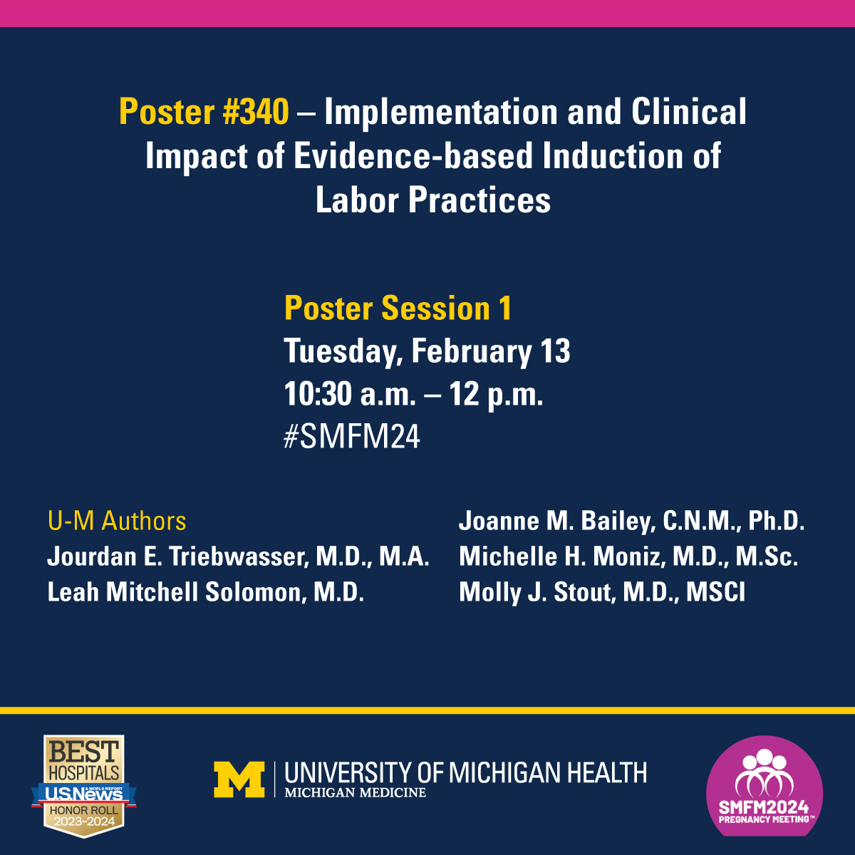 U-M Medical School Research (@umichmedscience) on Twitter photo At #SMFM24, OB-GYNs <a href="/JourdieTMD/">Jourdie Triebwasser, MD</a>, <a href="/MichelleHMoniz/">Michelle Moniz</a>, <a href="/MollyStout20/">Molly Stout</a> and team share their findings on the effectiveness of standardizing induction of labor (IOL) practices: michmed.org/L1yja. #Pregnancy At #SMFM24, OB-GYNs <a href="/JourdieTMD/">Jourdie Triebwasser, MD</a>, <a href="/MichelleHMoniz/">Michelle Moniz</a>, <a href="/MollyStout20/">Molly Stout</a> and team share their findings on the effectiveness of standardizing induction of labor (IOL) practices: michmed.org/L1yja. #Pregnancy