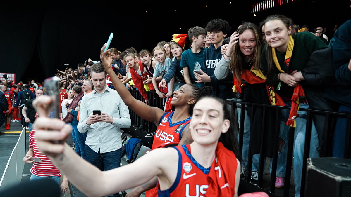 Thank you for the love, Belgium   🇧🇪🫶

🇺🇸 #USABWNT x #FIBAOQT